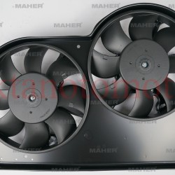 FAN RADYATÖR ALBEA 03-07 / PALIO 96-05 / 1.3 JTD DAVLUMBAZLI ÇIFTLI FAN